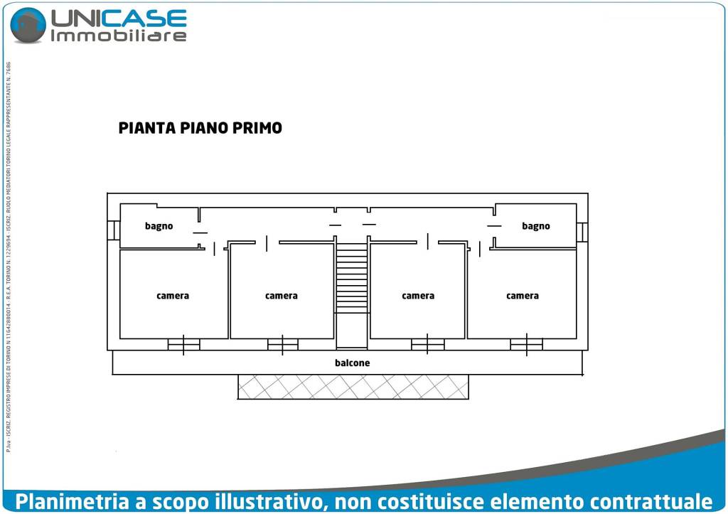 planimetria piano primo