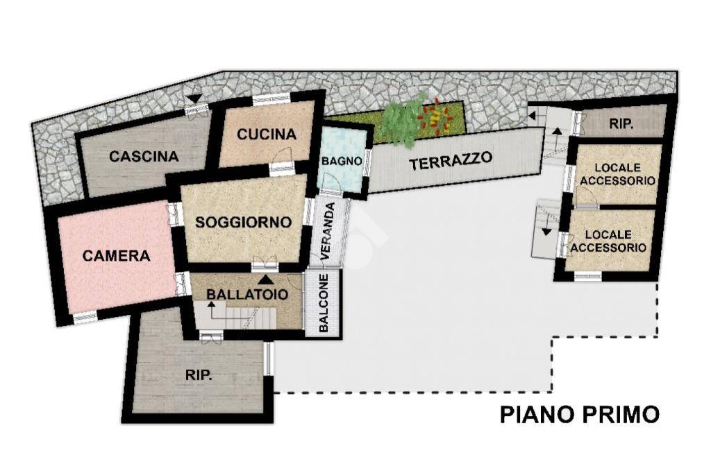 planimetria interattiva piano primo