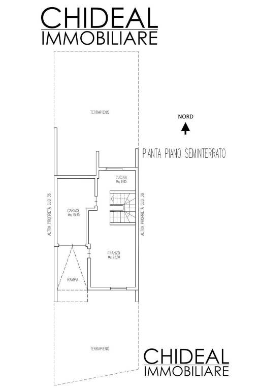 Pianta Piano Semi Interarto Garage