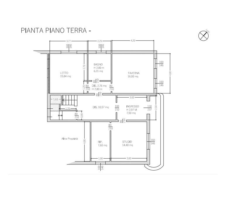piano terra via giacomo matteotti