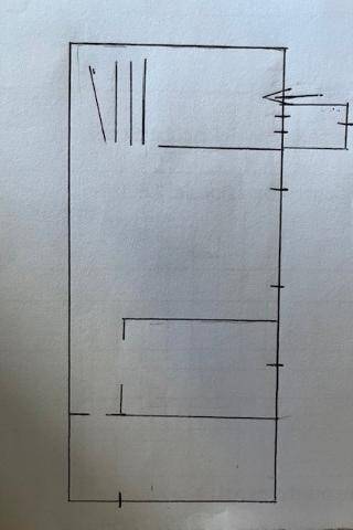 Planimetria 1 — Trilocale via Porta Abbasso, Centro, Ceccano