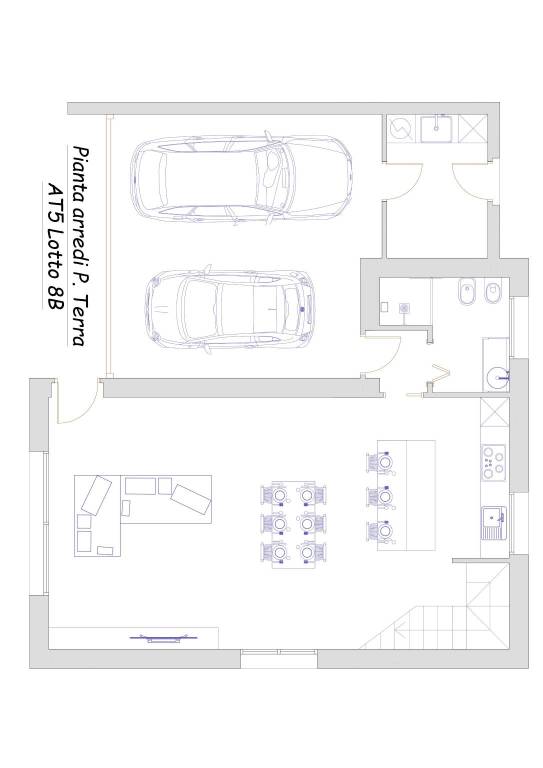 Pianta arredi P.T. AT5 Lotto 8-B 1