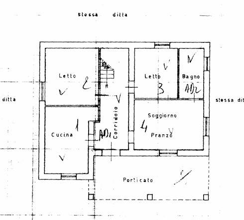 Planimetria 1 — Villa unifamiliare via Caprareccia, Cassino