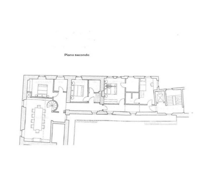 planimetria piano secondo