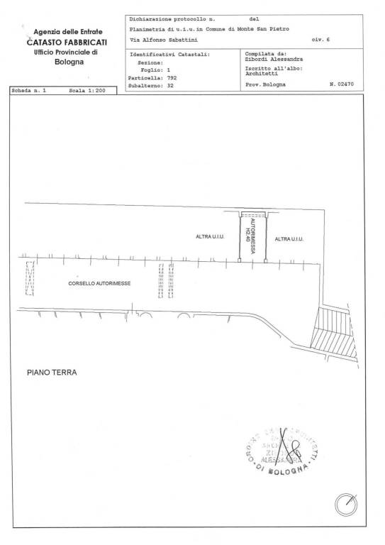 plan autorimessa bilo Golf PT 1
