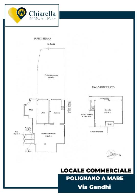 CHIARELLA IMM PLAN_LOCALE COMMERCIALE_Via Gandhi _
