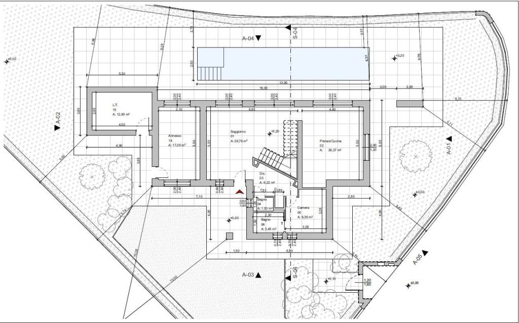 PLAN GENERALE PIANO TERRA 3