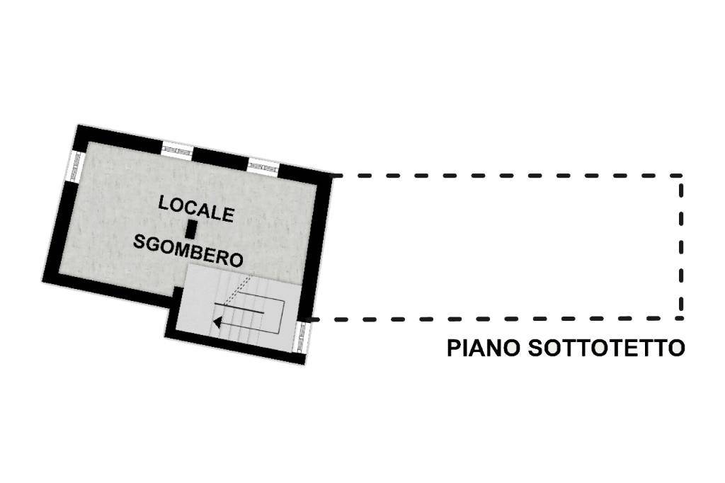 planimetria interattiva piano sottotetto