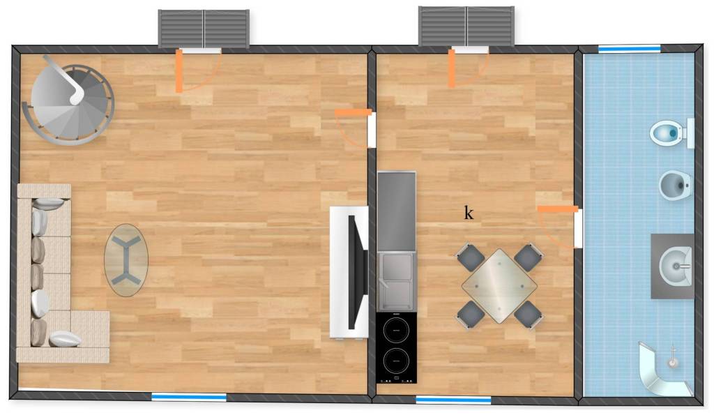 duplex piano terra