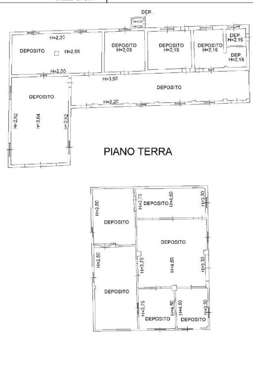 planimetria DEPOSITI