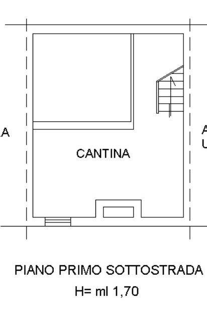 PIANO PRIMO SOTTOSTRADA