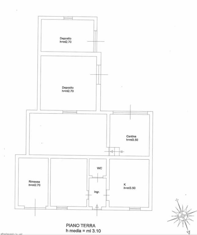 Planimetria 3 — Villa unifamiliare via Colle Ceci, Stella, Ceccano