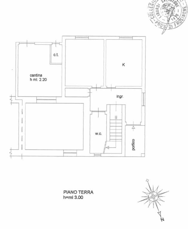 Planimetria 4 — Villa unifamiliare via Colle Ceci, Stella, Ceccano