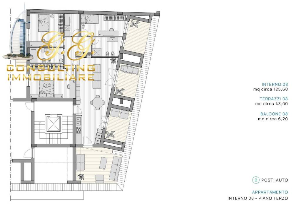 PIANTA 3 PIANO ATTICO