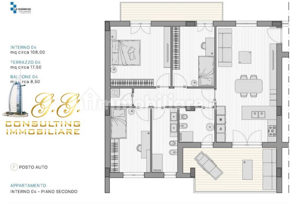 PIANTA PIANO SECONDO