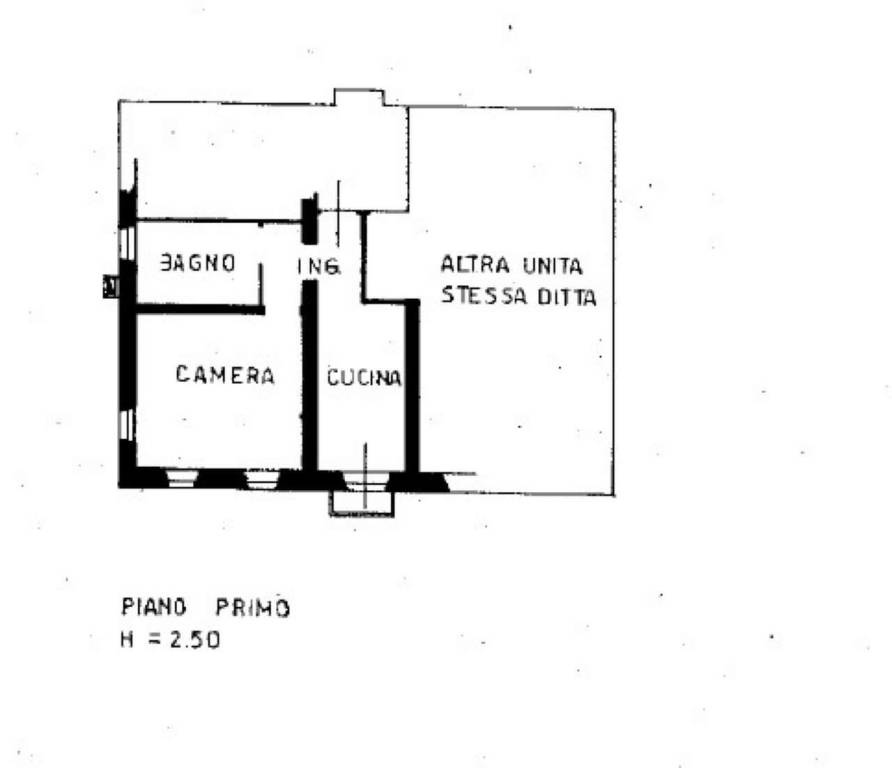 planimetria piano primo 1