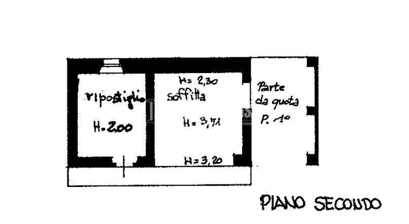 Planimetria Piano Secondo