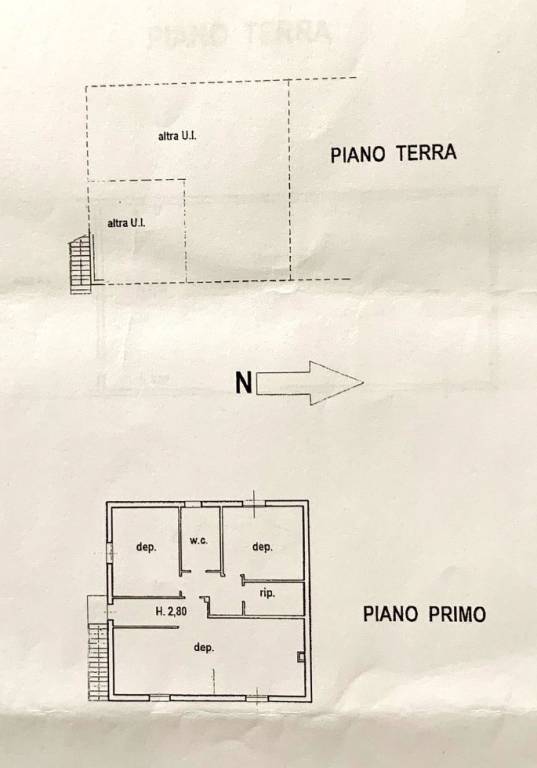 Appartamento accatastato deposito