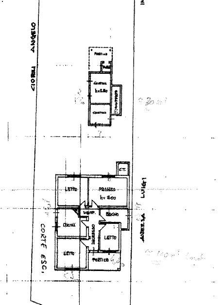 Planimetria 1 — Villa unifamiliare via Passo del Cardinale 8, Centro, Ceccano