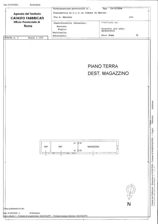 PLANI MAGAZZINO 1