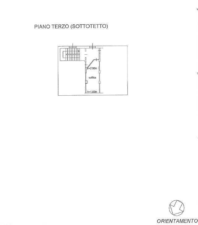 planimetria piano terzo