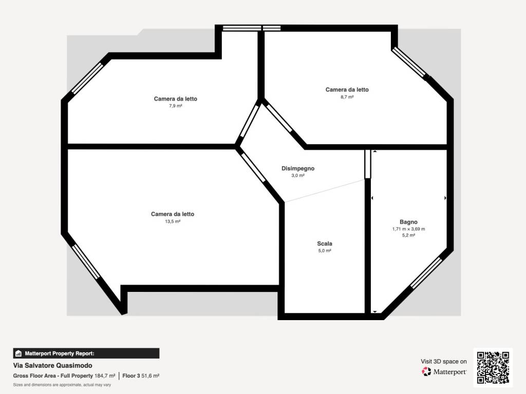 Via Salvatore Quasimodo - Floor 3