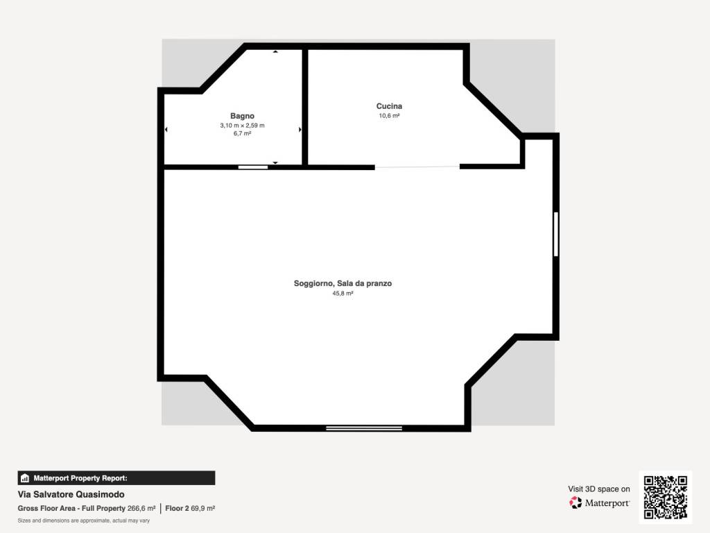 Via Salvatore Quasimodo - Floor 2