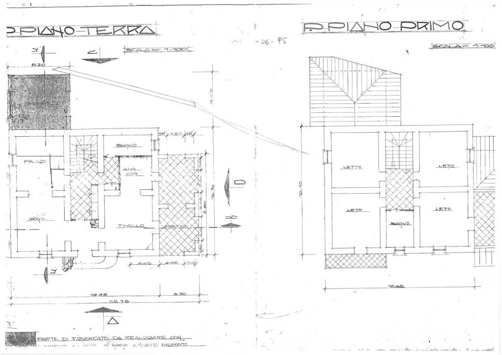 Planimetria 1 — Villa unifamiliare via San Francesco traversa 1, Ceccano