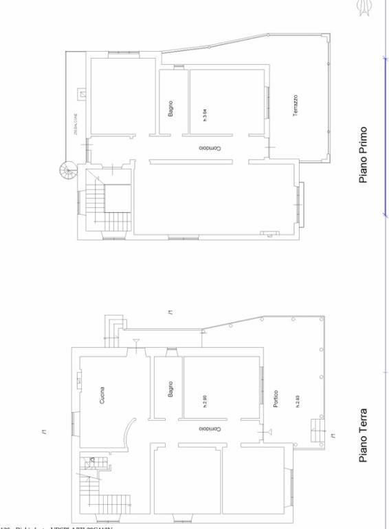 Planimetria 1 — Villa unifamiliare via San Francesco d'Assisi 302, Farneta, Ceccano