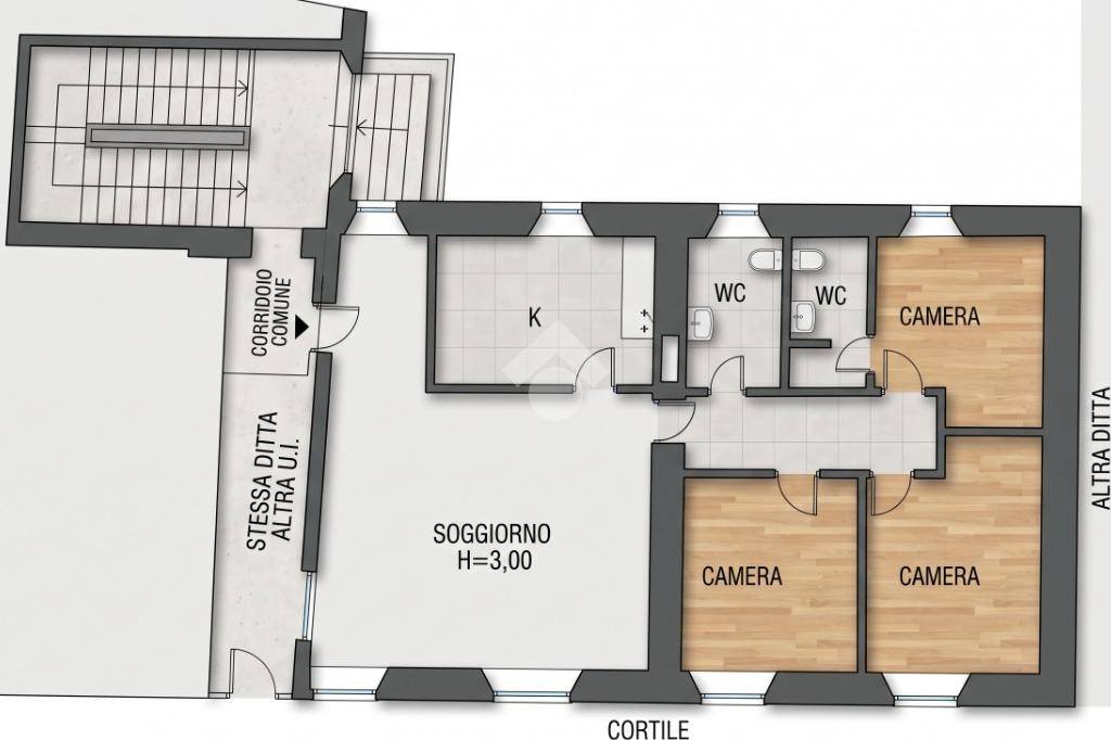 Appartamento locato - Reddito già esistente