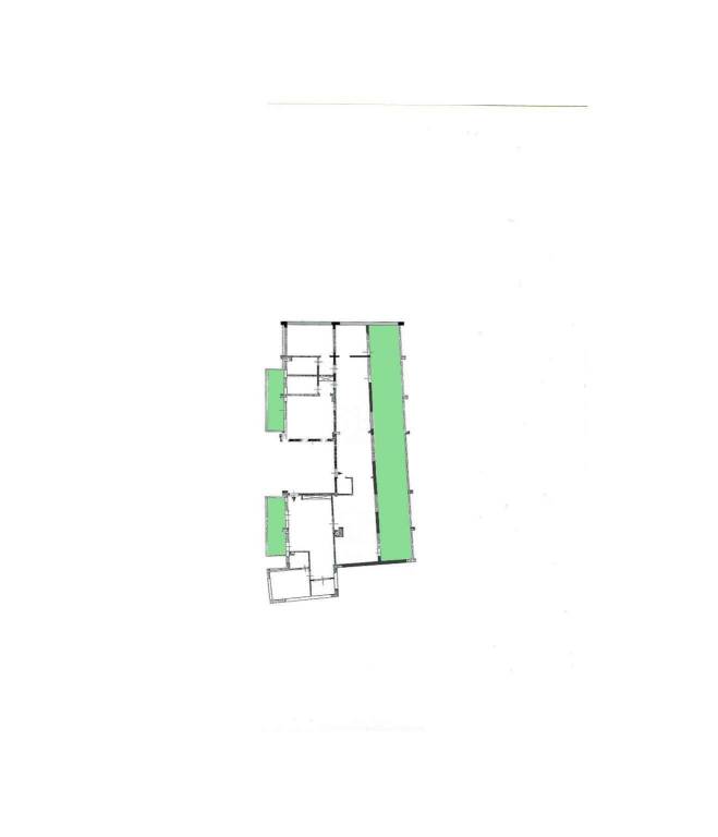 Planimetria  e zone scoperte (verdi)
