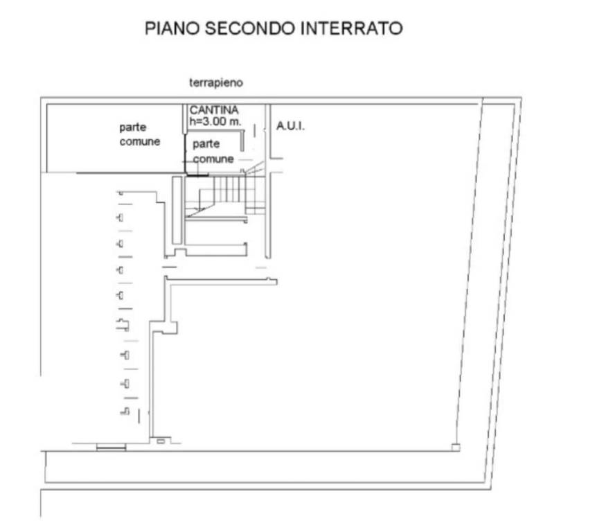 secondo piano interrato