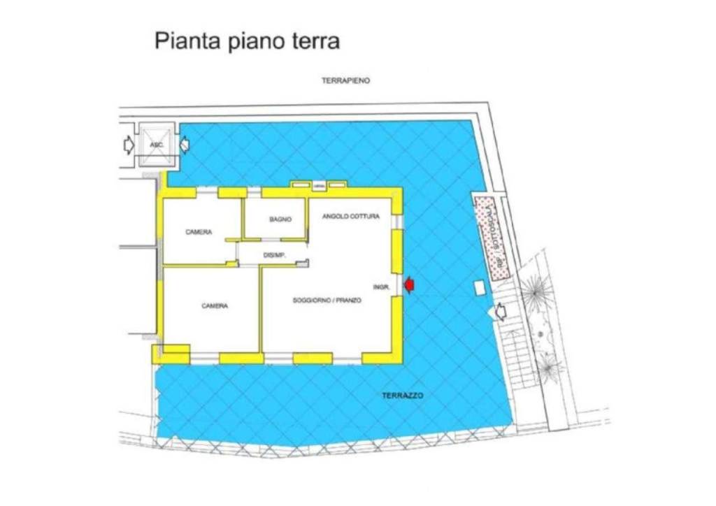 appartamento-trilocale-B-piano-terra-zoagli colora