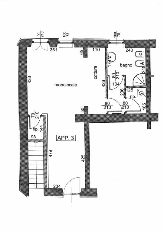 Planimetria mono piano terra