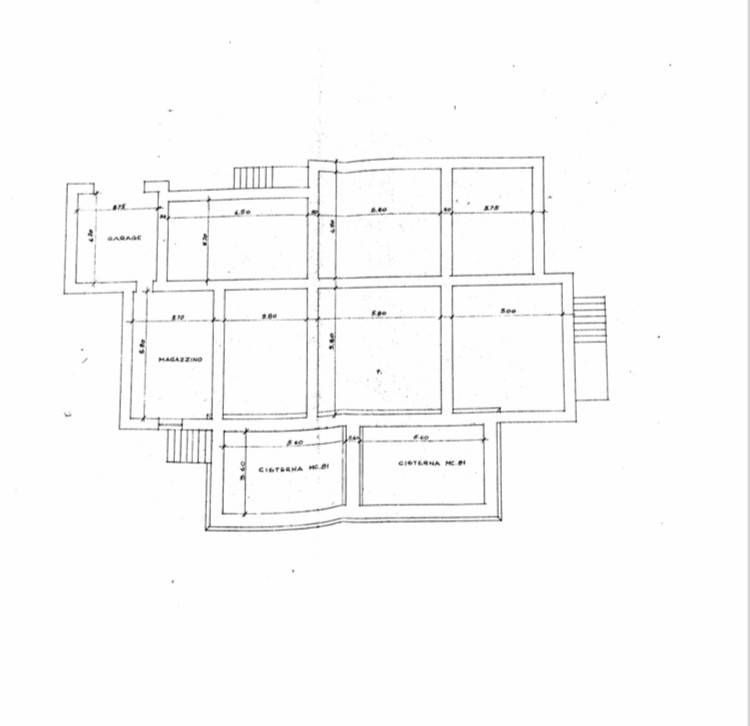 Planimetria fondazioni