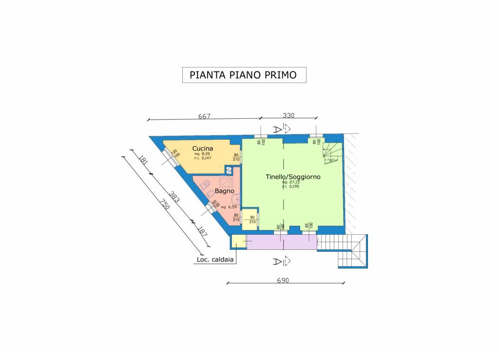 planimetria 1° piano