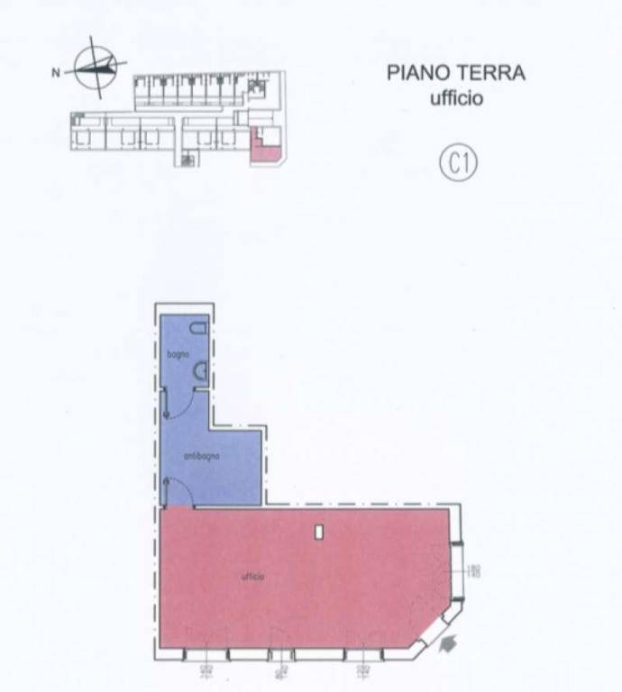 Planimetria Ufficio Garbagnate Milanese