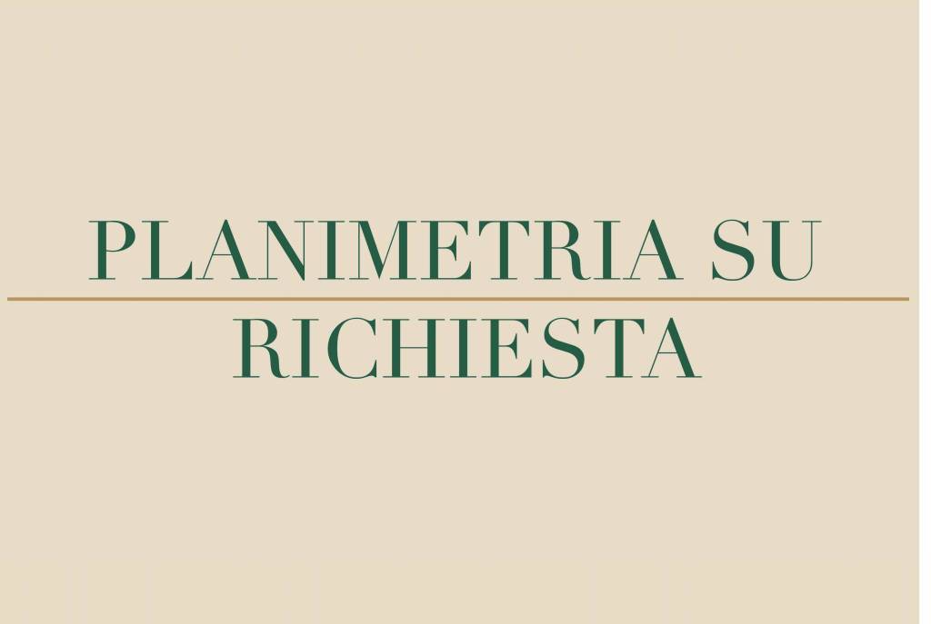 PLANIMETRIA SU RICHIESTA