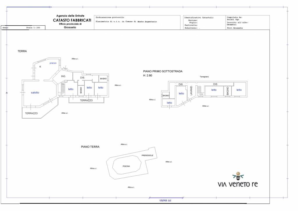 Plan Villa Cala grande VV
