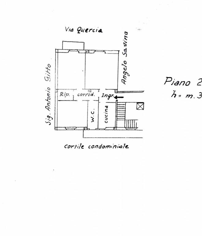 planimetria Via Spalato, 1