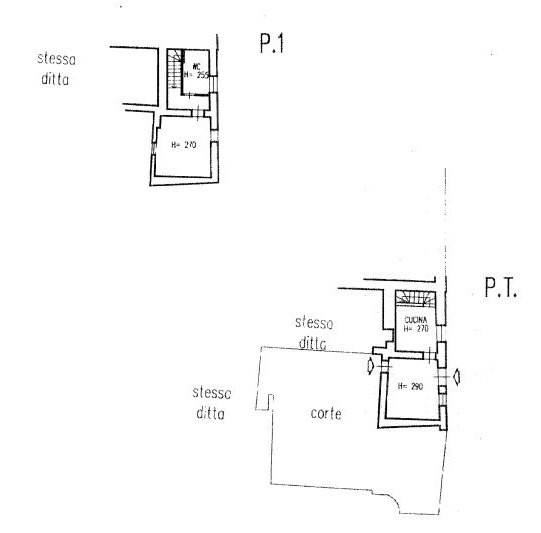 02 Appartamento piccolo P.T. e P.1°