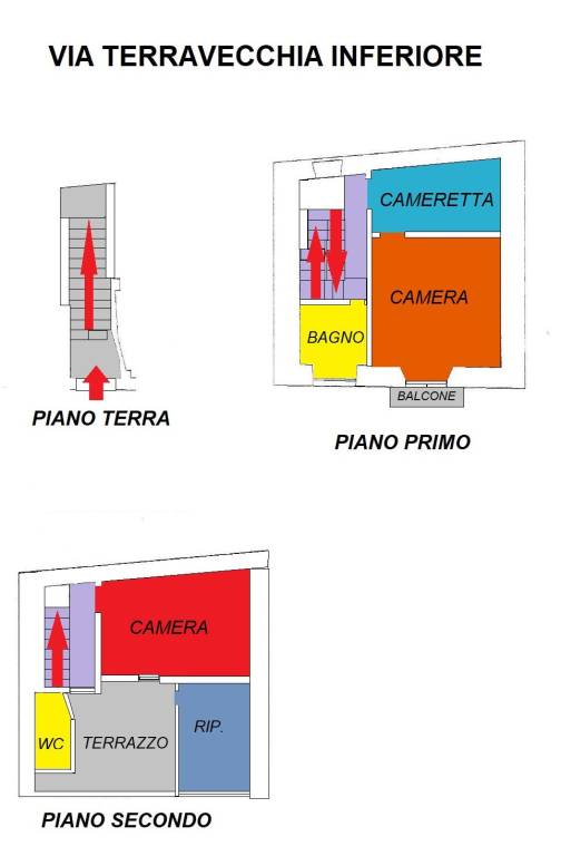 PLANIMETRIA COLORATA CASA