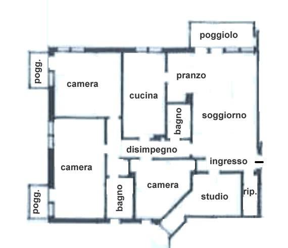 Planimetria appartamento per web