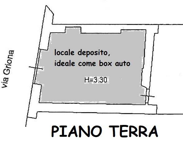 deposito piano terra/ convertibile in box