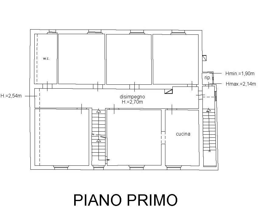 Planimetria P.1° - Appartamento