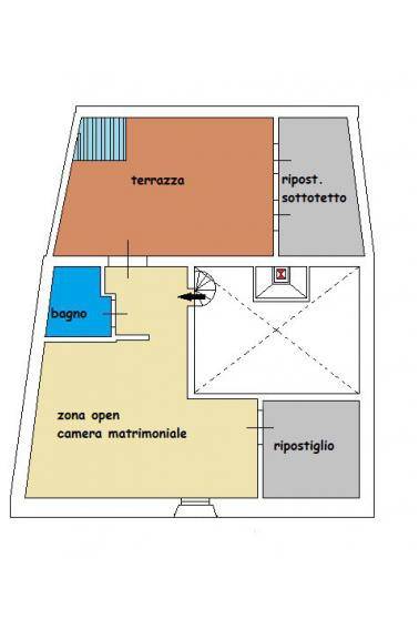 planimetria 1° piano verticale