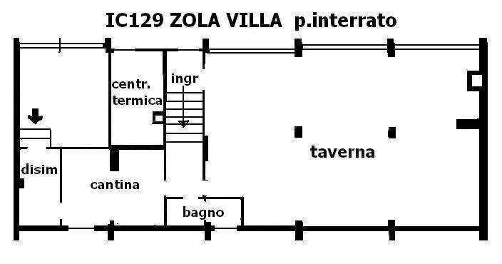 3-IC129 ZOLA VILLA p.interrato