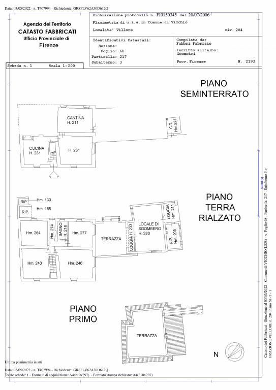 planimetria abitazione 1