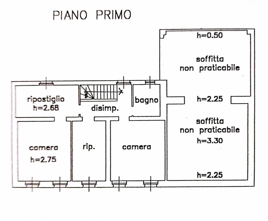 Planimetria I piano