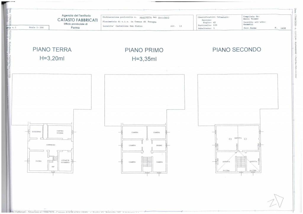 PLANIMETRIA ABITAZIONE 1